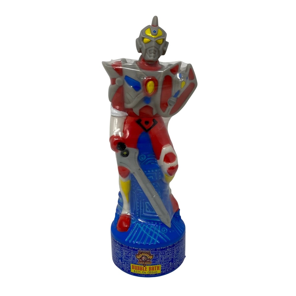 Vintage Superhuman Samurai Syber Squad Bubble Bath‎ Soap 1994 Sealed 8.5 Fl. Oz.